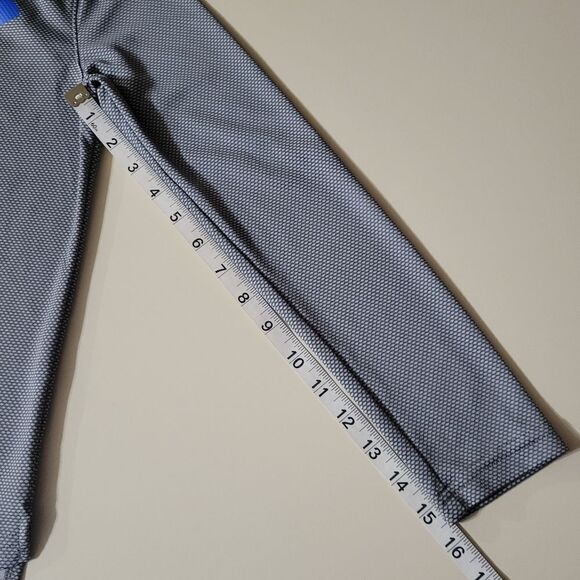 Under Armour Gray Tech Boy's Textured Quarter Zip Pullover Top - Picture 8 of 14